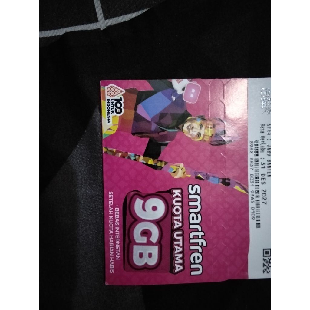 KUOTA SMARTFREN 9GB 2 BULAN