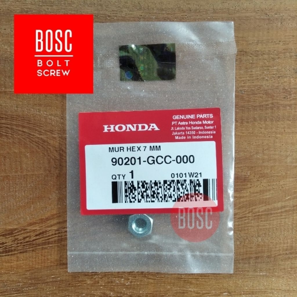 Mur Blok Mesin Head Vario 110 Beat Scoopy Genio Revo Blade 7 mm 90201GCC000 AHM