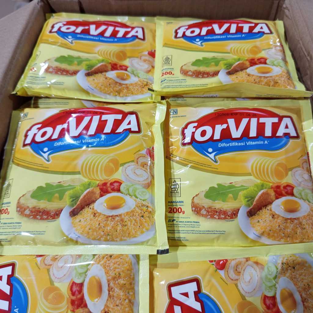 

FORVITA MARGARINE 200GRAM KEMASAN BARU TERMURAH