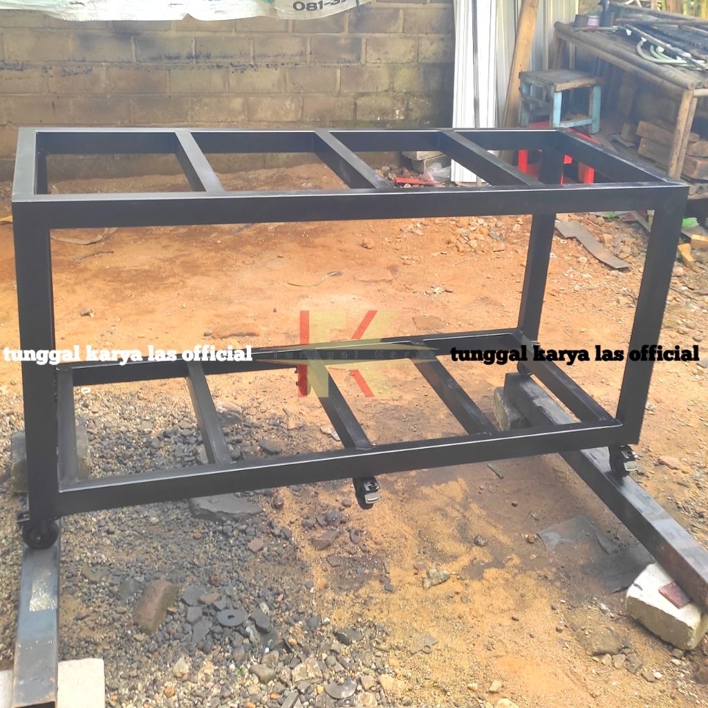 Tempat Rak Aquarium Dudukan Meja Aquarium Besi Serbaguna Minimalis ModernRak Akuarium Besi Hollow