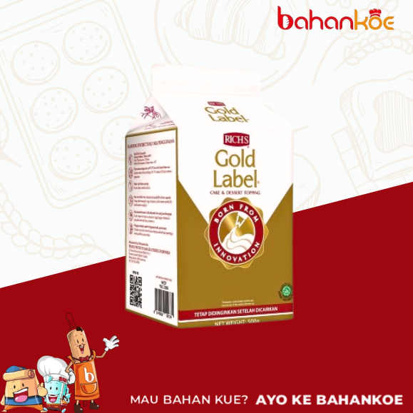 

RICH WHIP TOPPING GOLD LABEL KTK 500 GR