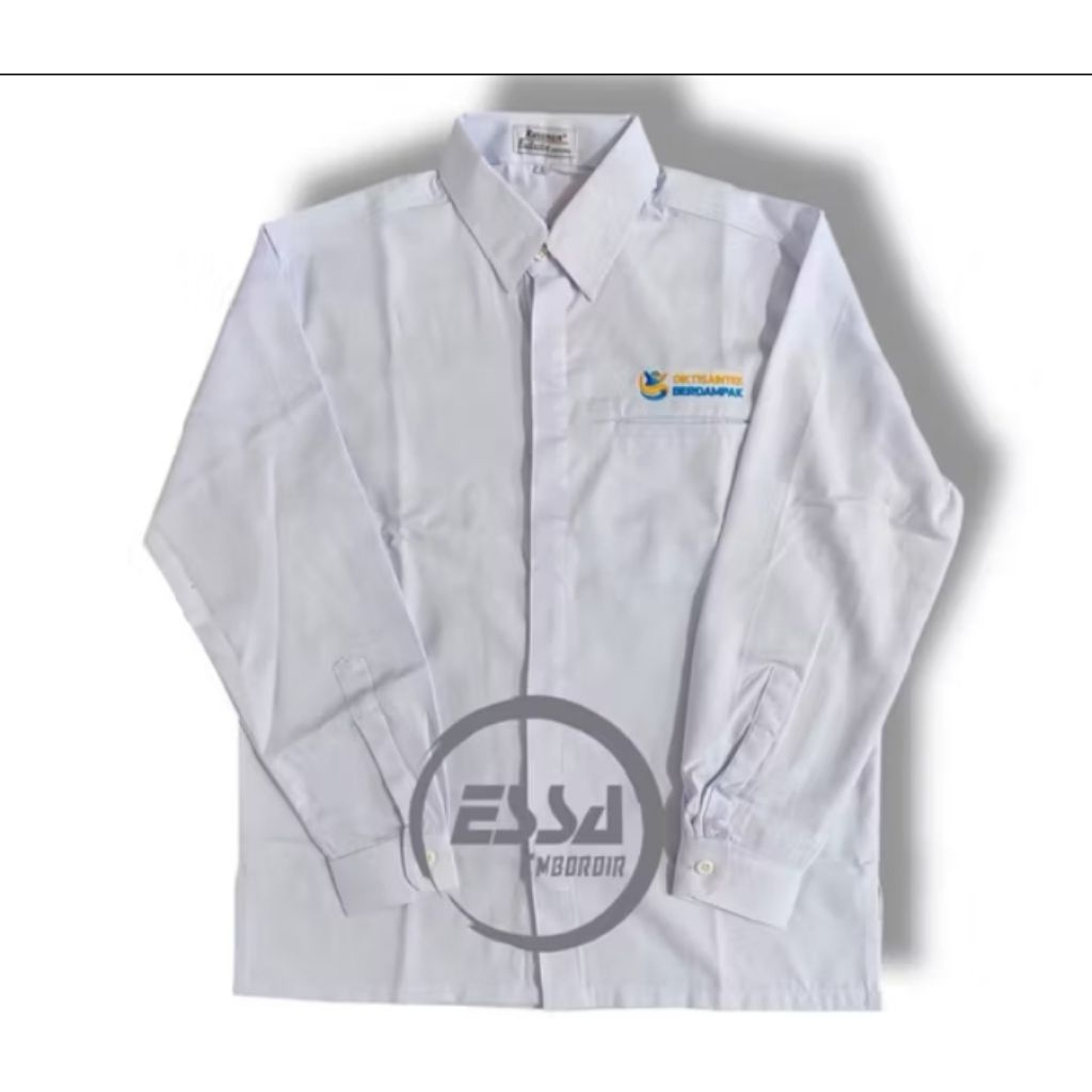 KEMEJA DIKTISAINTEK BERDAMPAK BORDIR (Bisa Custom Logo)