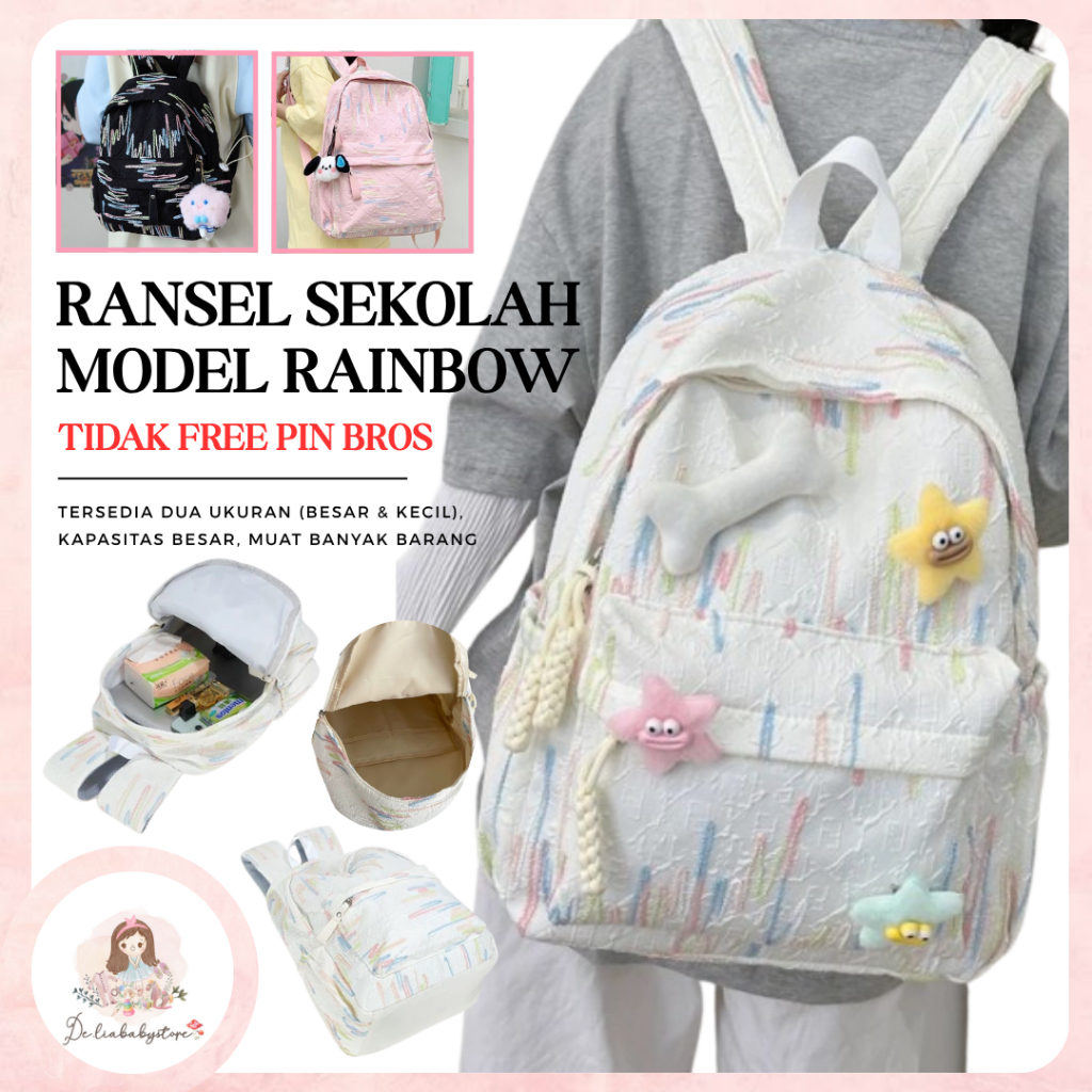 Ransel wanita korean style tas ransel lucu korean style tas ransel wanita korean style tas aesthetic