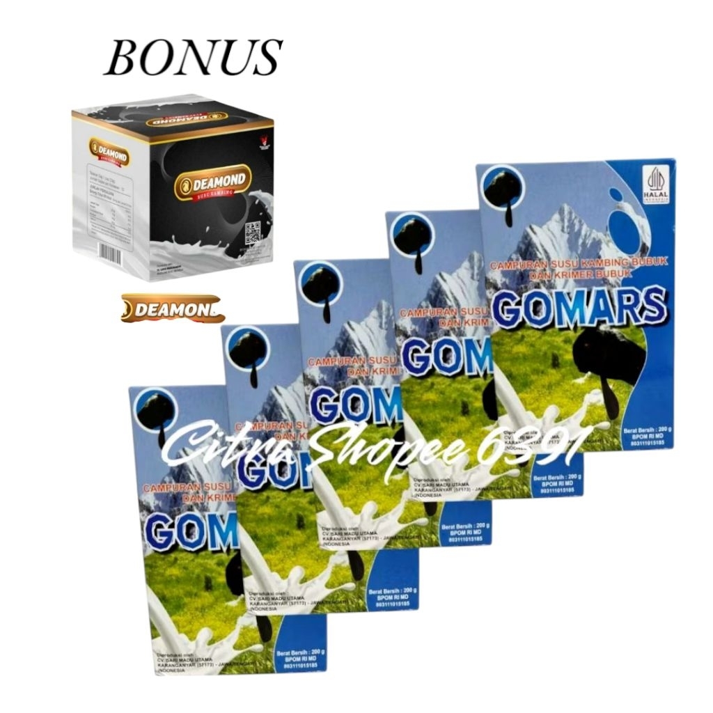 

GOMARS PAKET 5 BOK & SUSU ETAWA DEAMOND