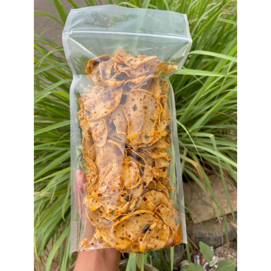 

Basreng daun jeruk pedas 500gram by Ikbal food
