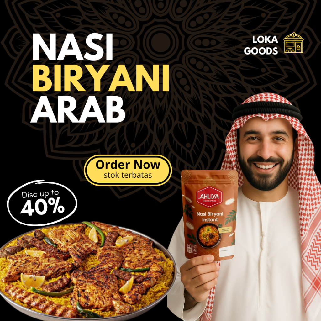 

Nasi Biryani // Nasi Kabuli // Nasi Mandhi // Nasi Kabsah // Nasi Ala Timur Tengah Instan - AHLIYA