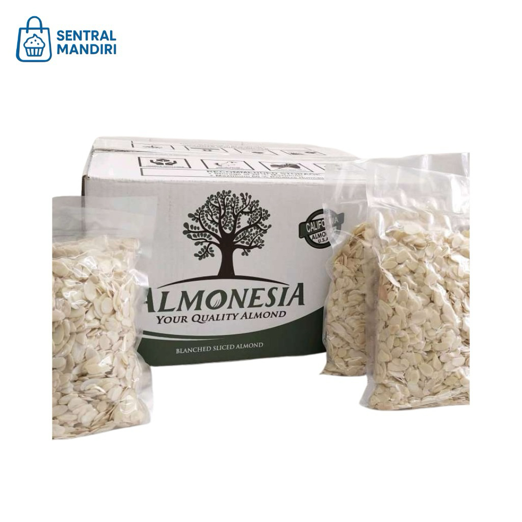 

Almonesia Almond Slice, Sliced Almond Repack 100gr & 250gr