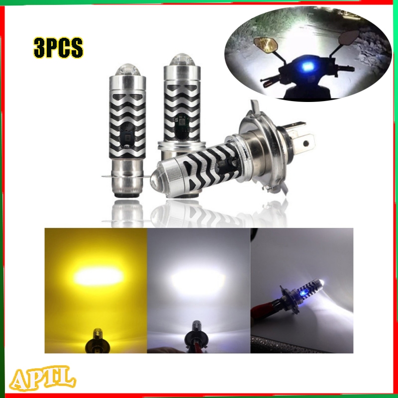 Lampu LED Laser /Lampu LED Sepeda Motor H6 / RGB 2 in 1 Putih Kuning/Laser 2 Warna Tinggi Rendah Put