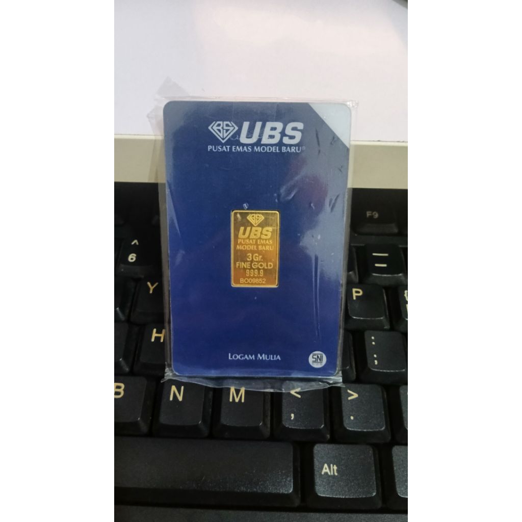 LOGAM MULIA UBS 3 GRAM BARCODE 24K