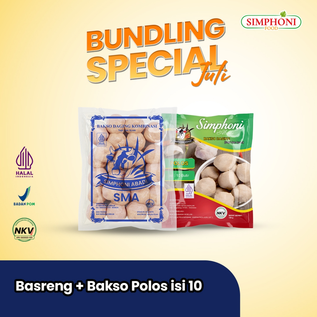 

[PAKET HEMAT] Basreng + Bakso Polos HALAL - Camilan Siap Goreng!