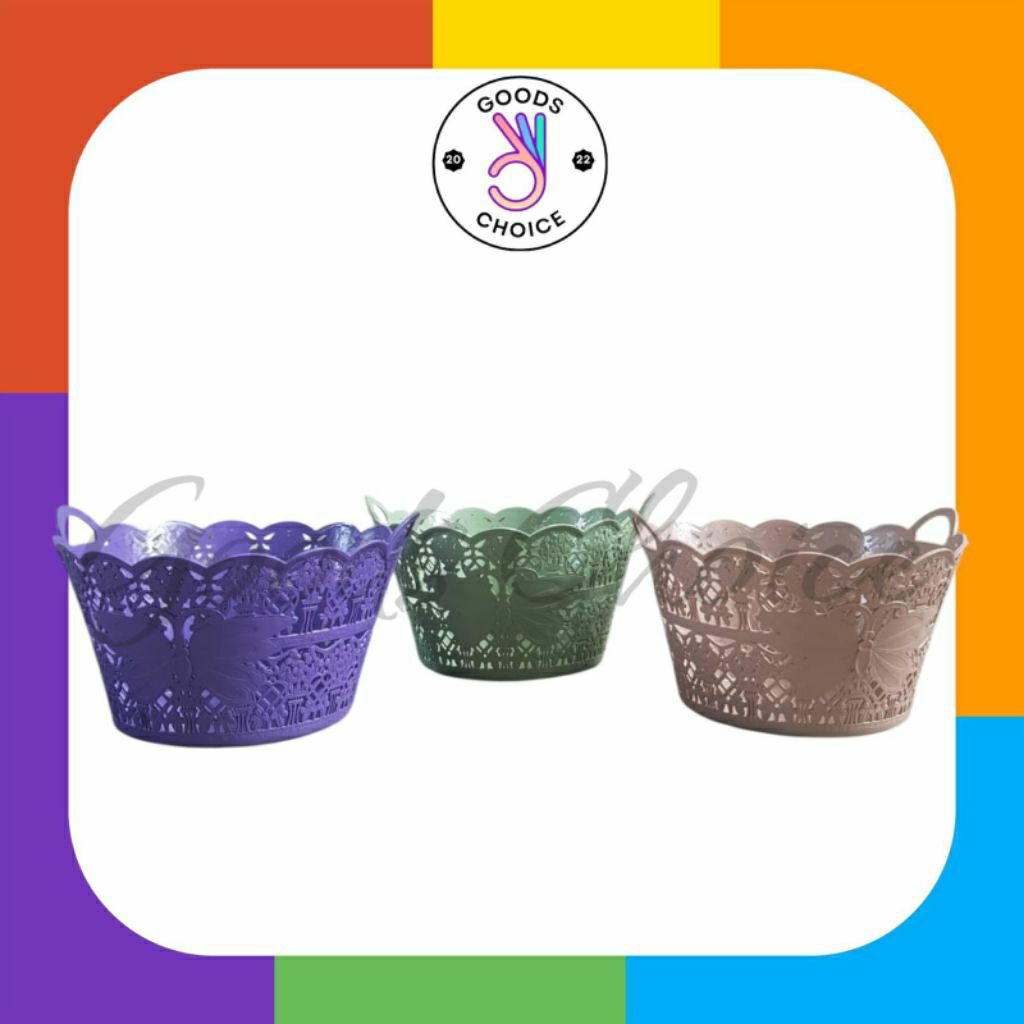 Keranjang Vior UB / Kalo Plastik Bulat / Keranjang serbaguna