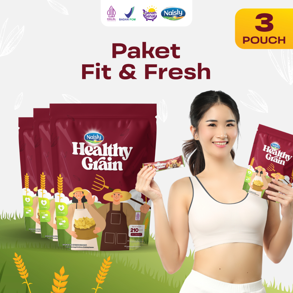 

HealthyGrain Minuman Multigrain Membantu Menstabilkan Tekanan Darah & Menurunkan Hipertensi 3 Pouch
