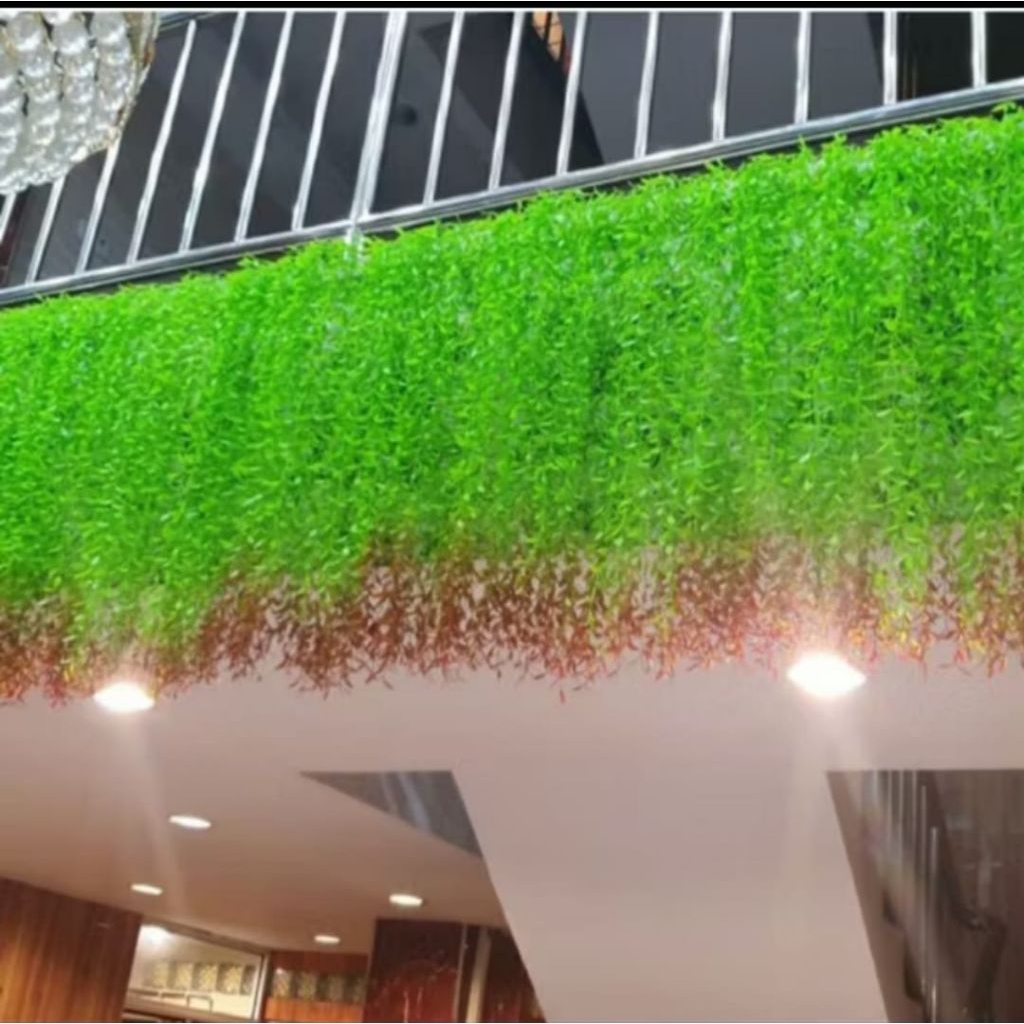 (1Lusin) daun tirai juntai Hoya Costa artificial plastik