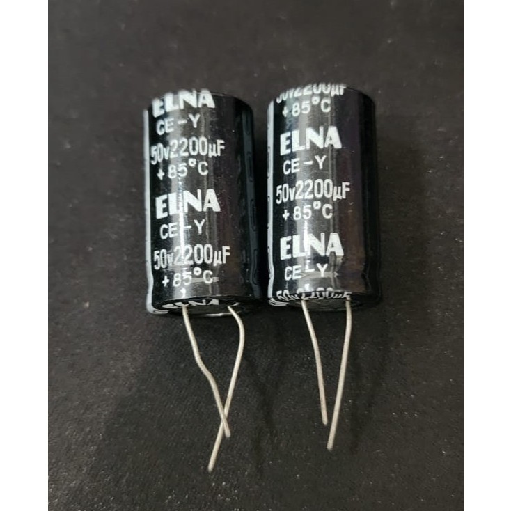Elco Capacitor 2200uf 50v Elna CE-Y - Original