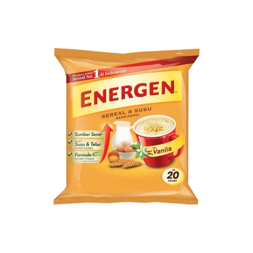 

Energen Minuman Sereal Vanilla 20 x 32 g