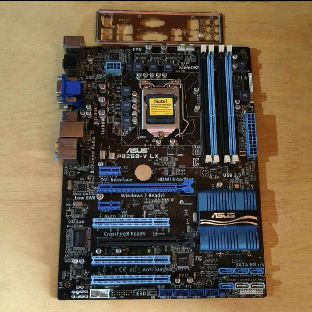 MOBO/MOTHERBOAD ASUS Z68 P8Z68-V LX, LGA''1155 / 4 SLOT RAM DDR3