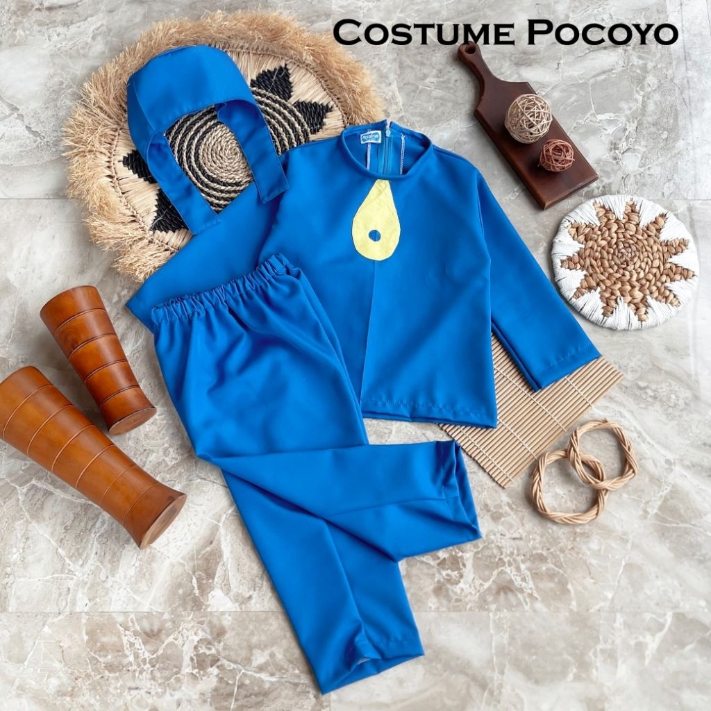 kostum pocoyo anak dan dewasa/pocoyo costume/kostum kartun pocoyo anak