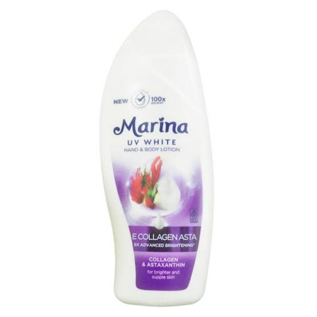 Marina UV White E Collagen Asta Lotion