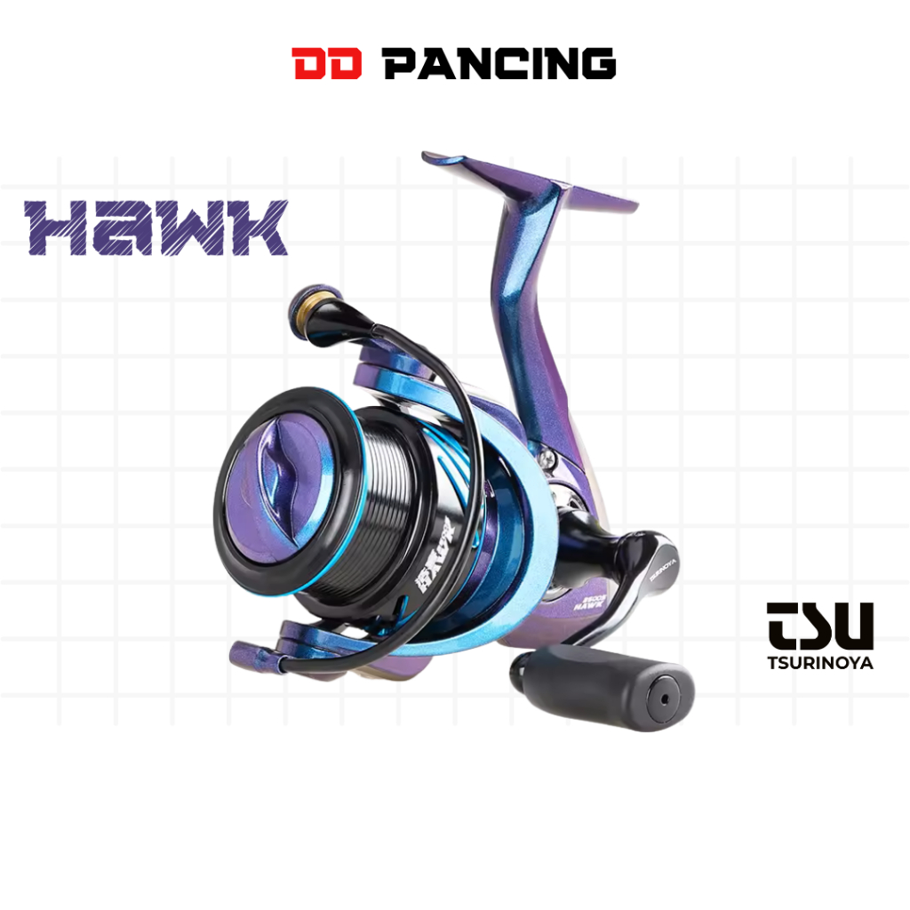 Reel Pancing Spinning Tsurinoya Hawk 2000 25000 3000 Reel Shallow Spol Casting