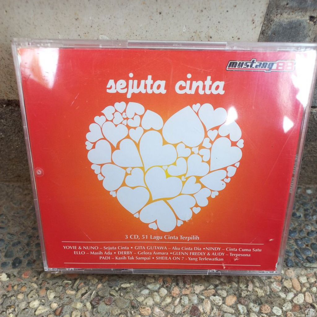 cd boxset sejuta cinta - sheila on 7 - padi - hijau daun - cokelat - the changchuters