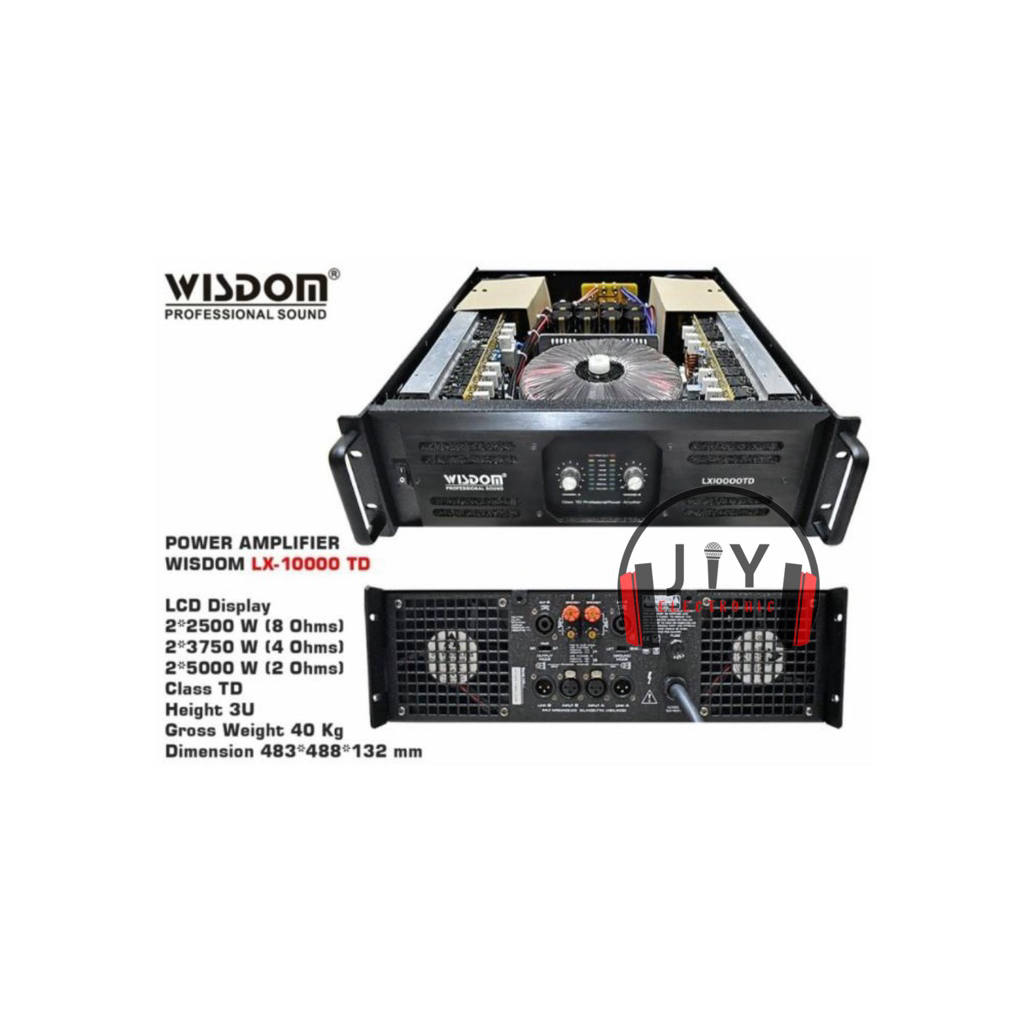 Power Wisdom 2 Channel Class TD LX-10000 TD LX10000 TD LX 10000 TD