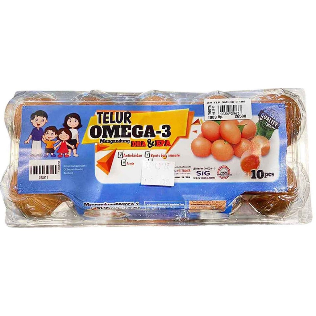 

BERKAH MANDIRI TELUR OMEGA 3 ISI 10 PCS
