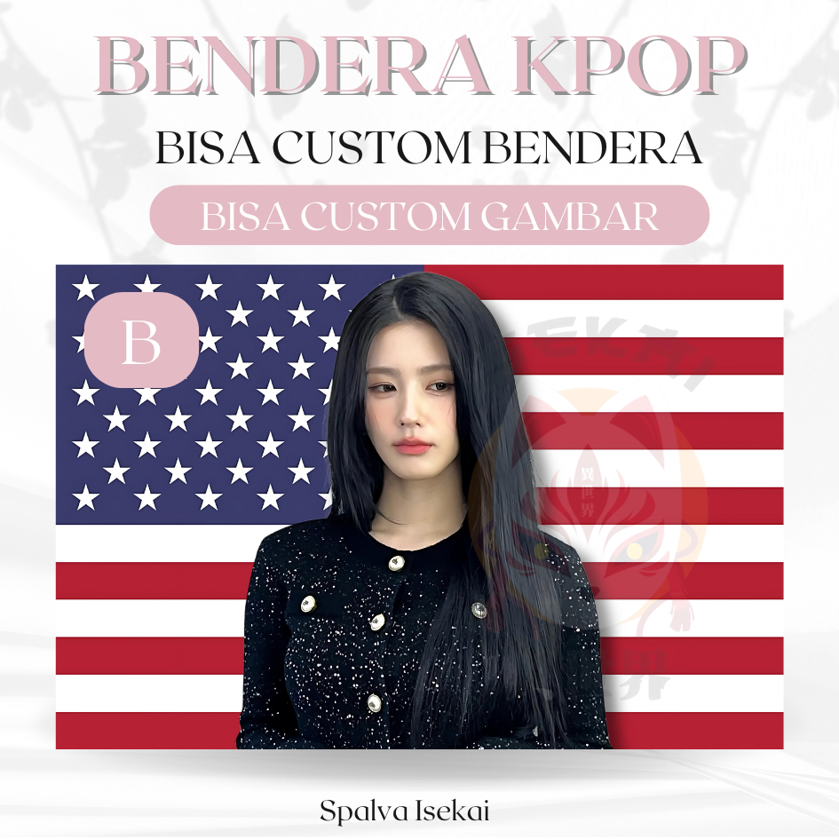 Bendera AMERIKA KPOP MIYEON I-DLE IDLE GIDLE (G)-IDLE / POSTER KPOP / BENDERA KPOP Cho Miyeon / KPOP