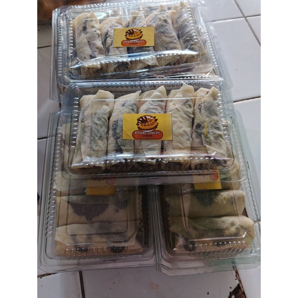 

PISCOK LUMER// pisang coklat lumer//piscok khas Semarang ISI 5 BERAT 200GR