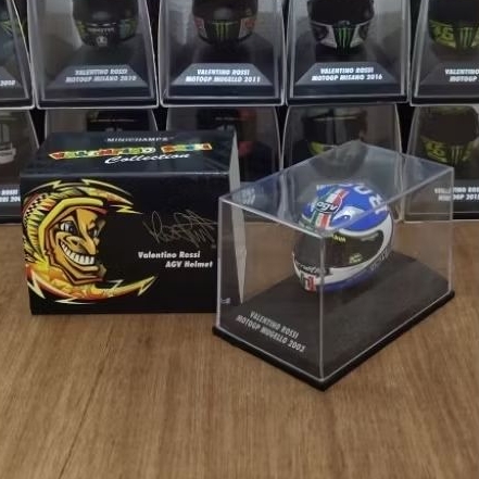 Minichamps Valentino Rossi 1/8 helmet MotoGP Mugello 2003.
