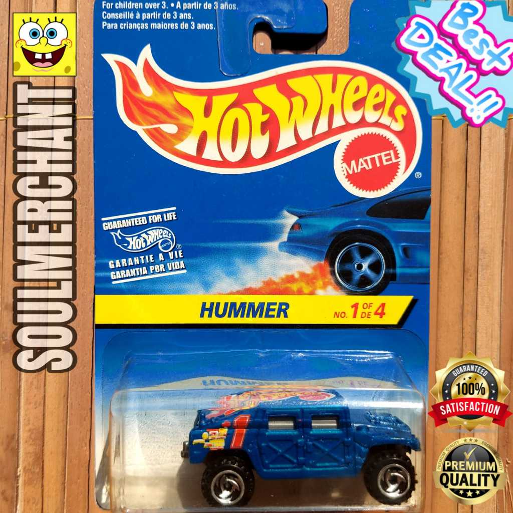 HOTWHEELS RACE TEAM SERIES III HUMMER H2 BIRU 1999