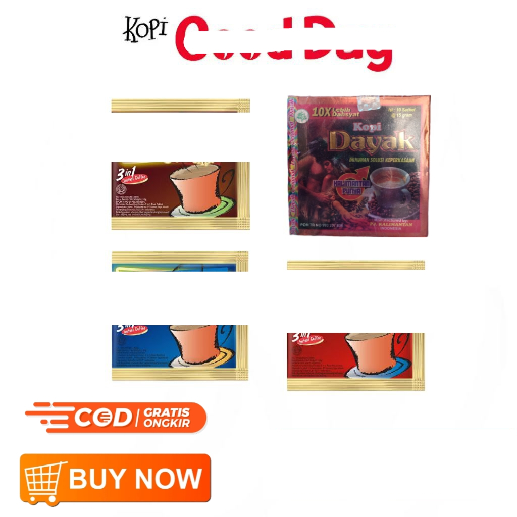 

Kopi Good Daya isi 10 sachet varian