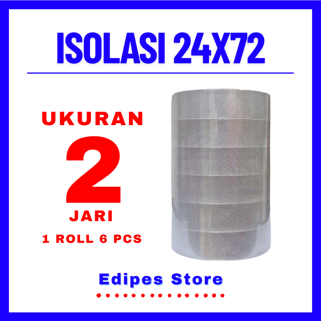 

Isolasi 24x72 Yard 1 Roll isi 6 PCS
