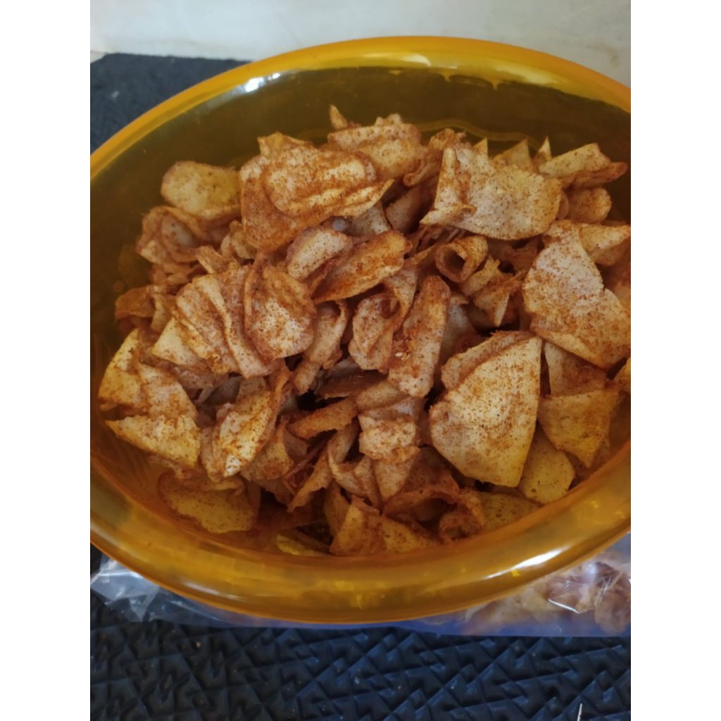 

Kripset Pedas Gurih Snack Ibu Nani (Kripik singkong Pedas) 250gr, 500gr, 1kg