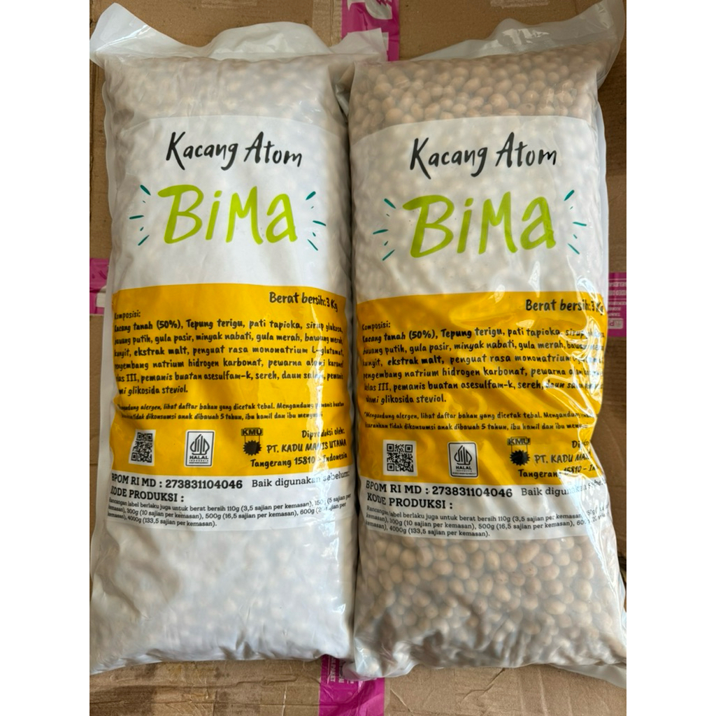 

Kacang Atom BIMA 250gram