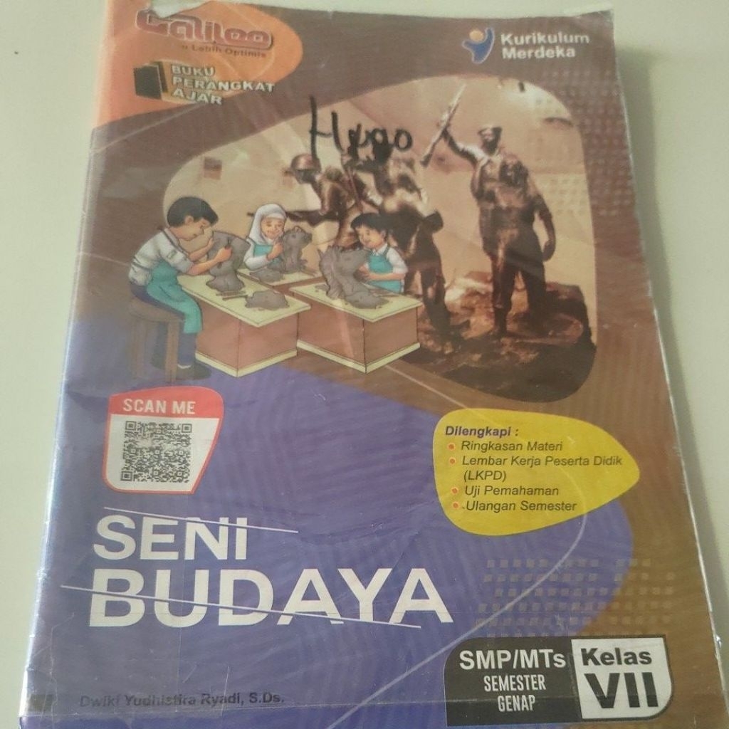 LKS seni budaya kelas 7 semester pertama semester genap kurikulum merdeka penerbit Galileo lebih Opt