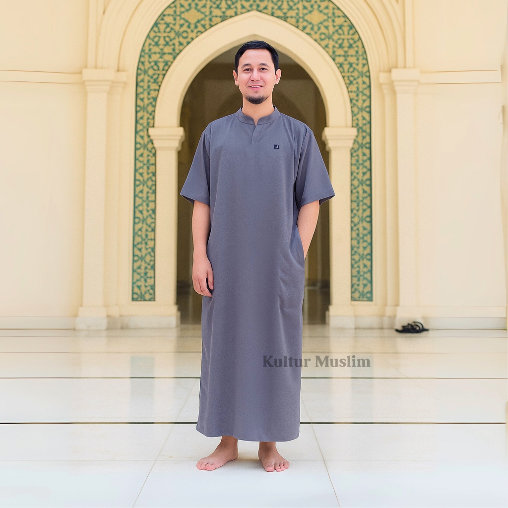 Jubah Laki Gamis Laki Laki Dewasa Jubah Lengan Pendek Gamis Pria Dewasa Jubah Premium Jubah Gamis ju