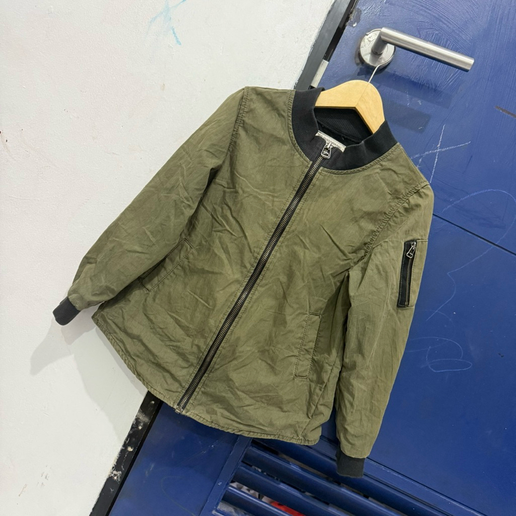 preloved jaket bomber army anak 3-5 tahun