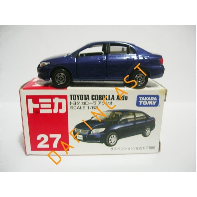 tomica Toyota Corolla axio  no 27 takara tomy