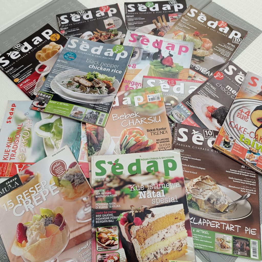 majalah resep masakan sedap majalah sedap pemula, (satuan)