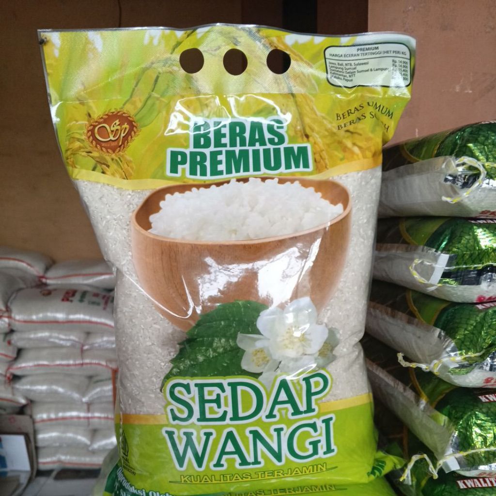 

Grosir Beras Sedap Wangi 5kg PREMIUM