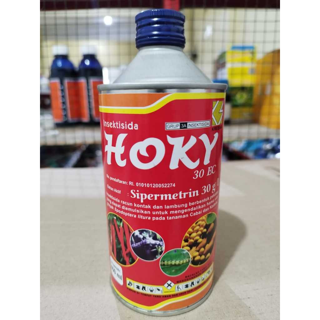 

HOKY 30 EC 400ml bahan aktif:SIPERMETRIN 30 g/l