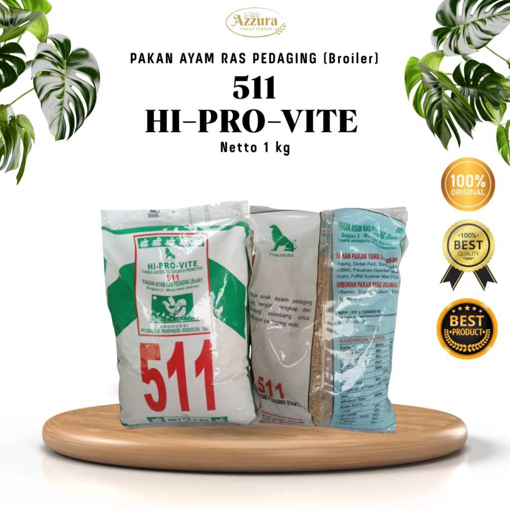 511 HI-PRO-VITE pakan ayam 1 kg