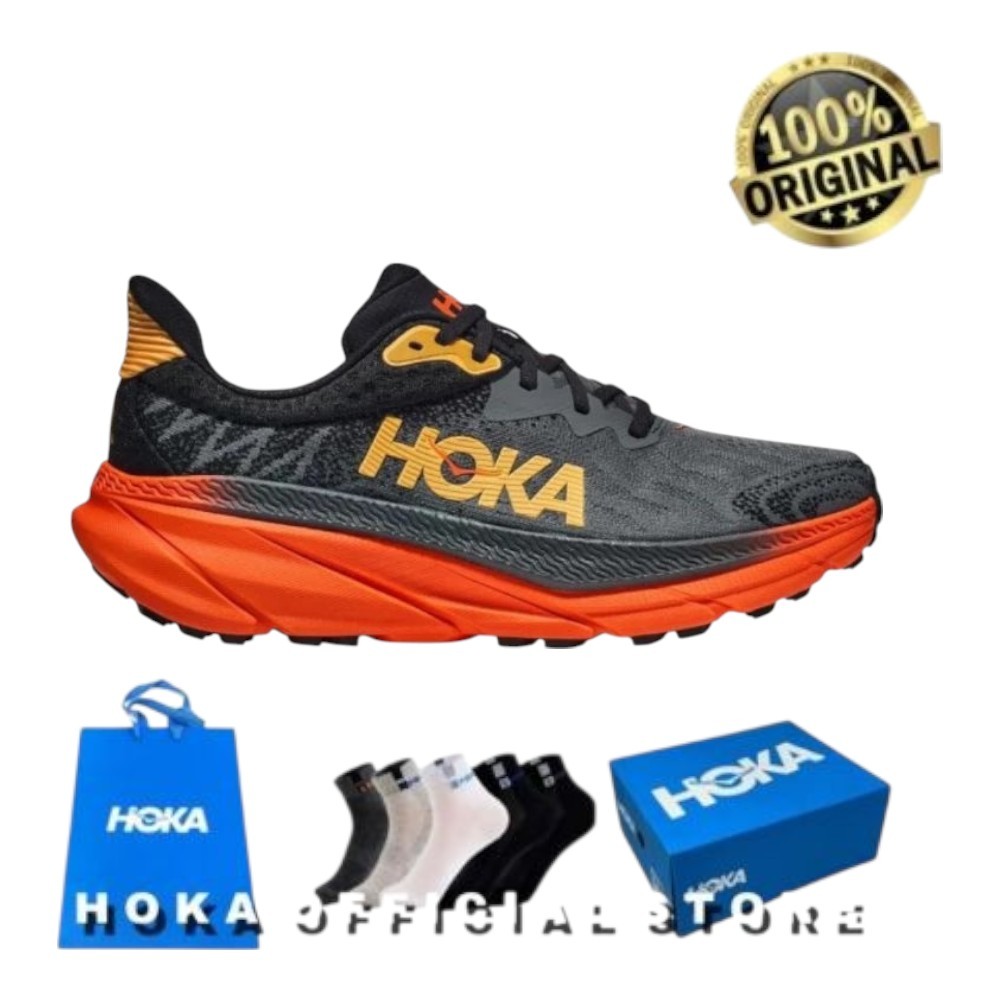 SEPATU OLAHRAGA / HOKA CHALLENGER ATR 7 / CASTLEROCK FLAME / ORIGINAL SALE