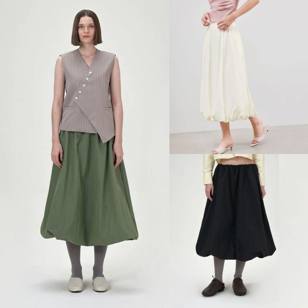 ZR Maxi Balloon Skirt - Rok Panjang Wanita - Original Branded