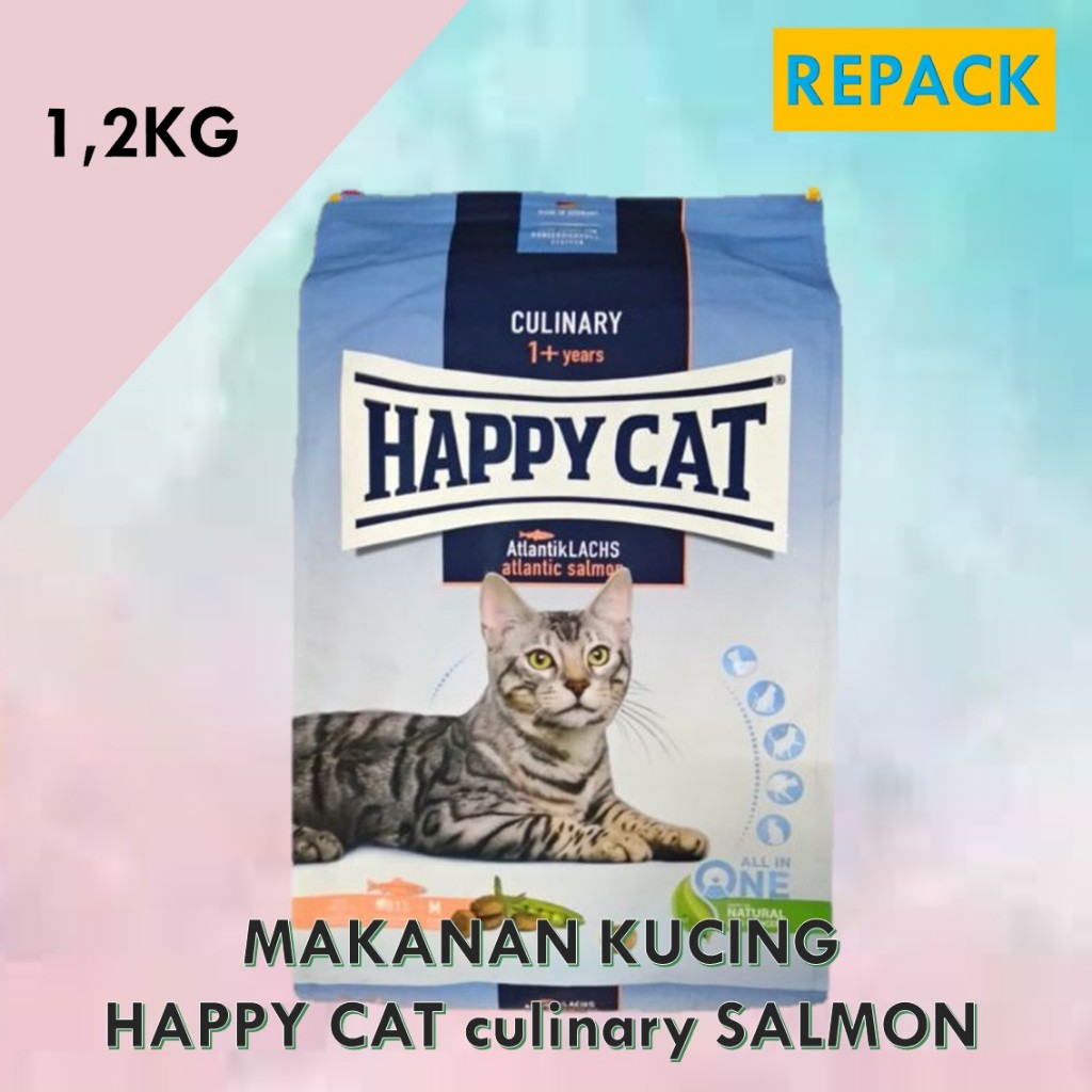 Makanan Kucing Happy Cat Salmon 1.2 KG HappyCat Atlantic