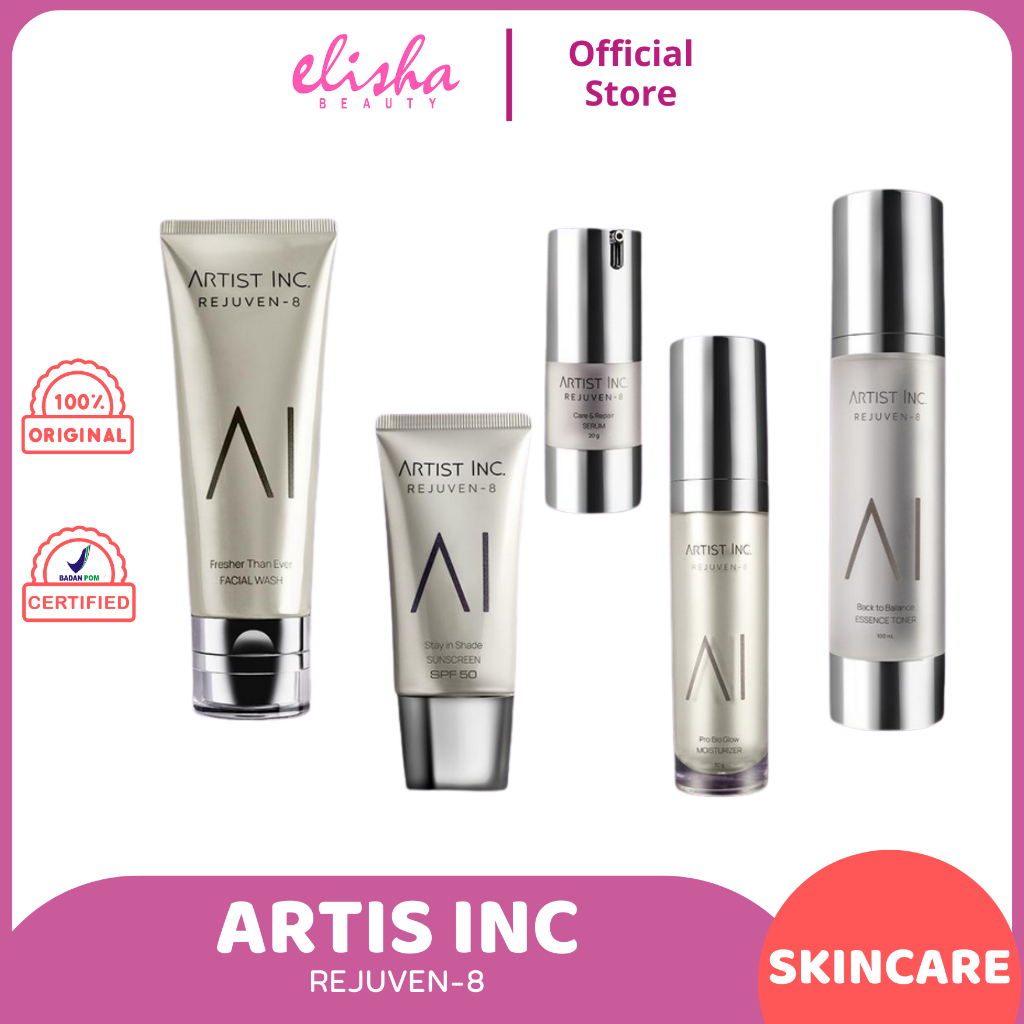 ARTIST INC SKINCARE SERIES//SUNSCREEN/MOIST/FACE WASH/SERUM