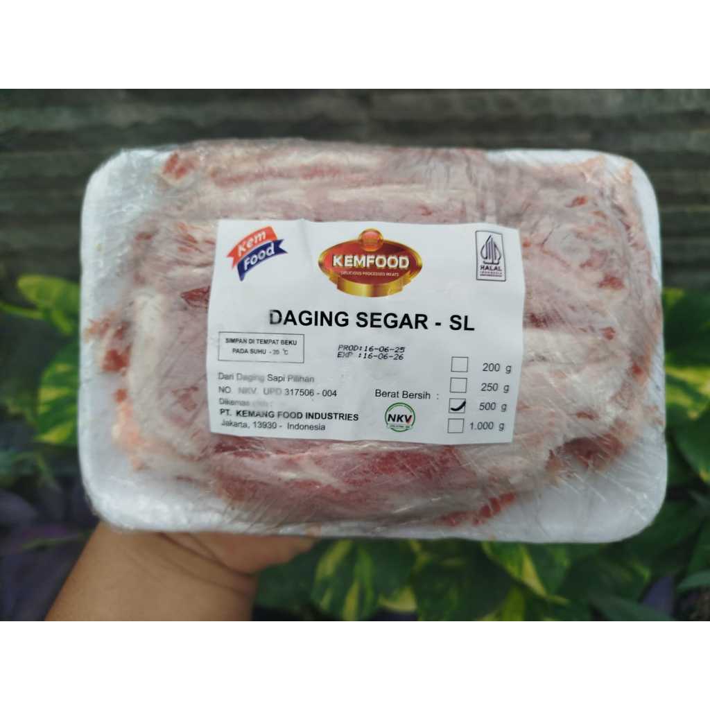 

Kemfood Beef Slice Kemasan 500gram