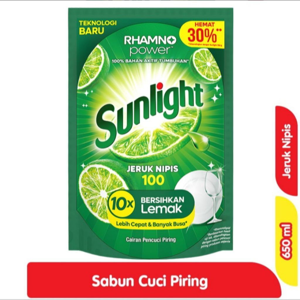 SUNLIGHT SABUN CUCI PIRING 650ML 1 DUS ISI 12