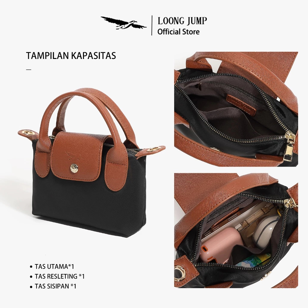 Promo Loong Jump Tas Selempang Wanita Kecil Tas Handbag Wanita Mini Tas Jinjing Mini Wanita Tas
