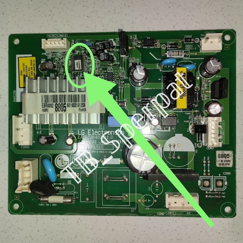 TMPM375FSDMG 8805  IC KULKAS LG INVERTER